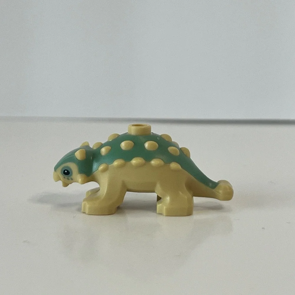 LEGO Jurassic World‎ Baby Ankylosaurus Dinosaur Figure Tan Sand Green 67443